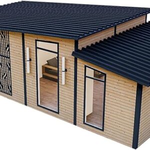 32m² modular wooden house