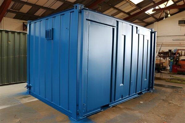 13ft x 9ft Site Office With Toilet Blue - Colli Trans Containers