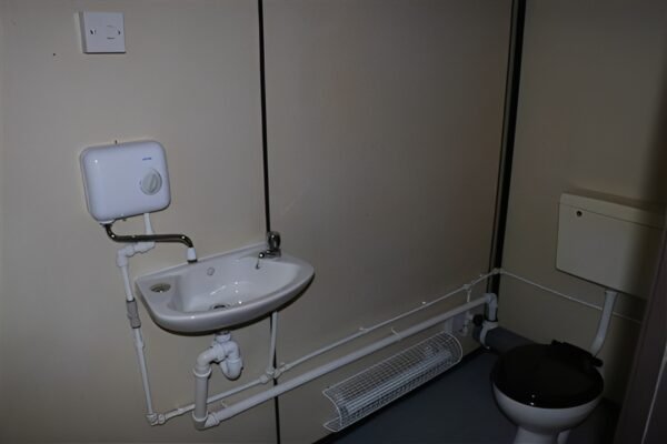 13ft x 9ft Site Office With Toilet Blue - Colli Trans Containers