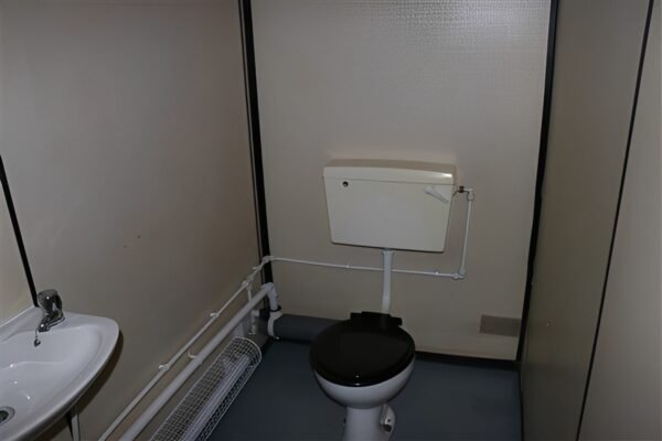 13ft x 9ft Site Office With Toilet Blue - Colli Trans Containers
