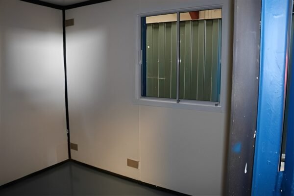 13ft x 9ft Site Office With Toilet Blue - Colli Trans Containers