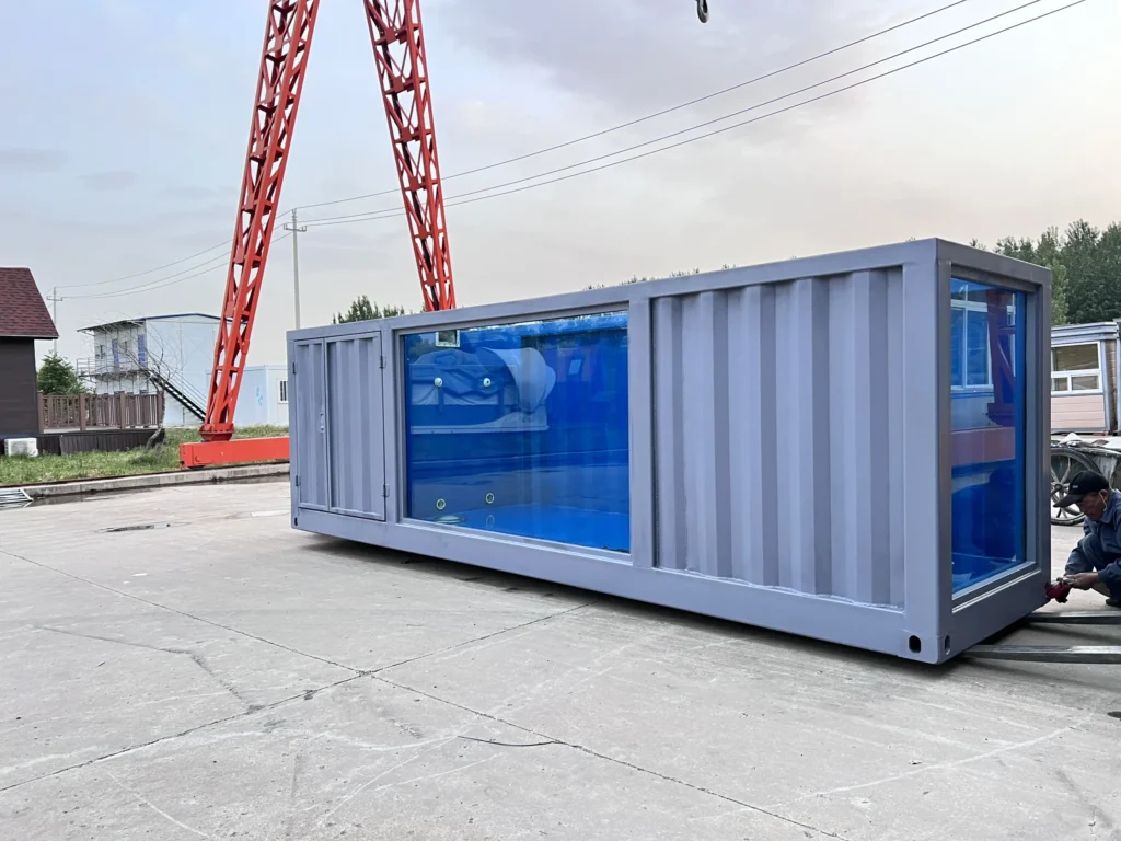Exactic Container Buy 20ft Mobile Foldable Fully Automatic Container Swimming Pool ...