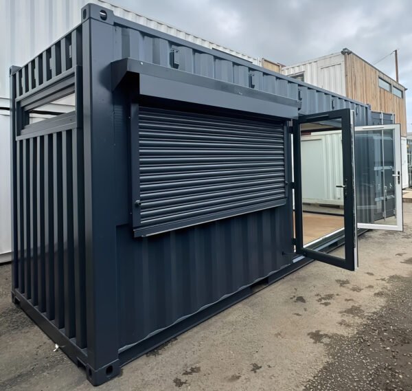 20ft x 8ft Custom Shipping Container Conversion – Portable Building - Colli Trans Containers