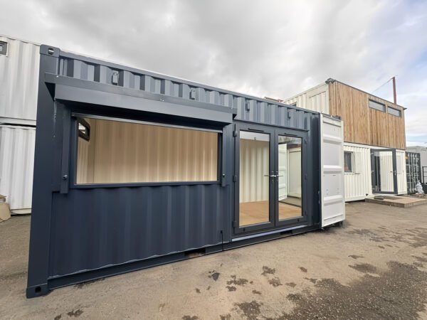 20ft x 8ft Custom Shipping Container Conversion – Portable Building - Colli Trans Containers