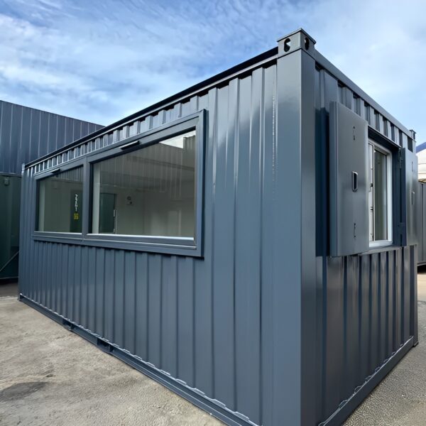 21ft x 8ft Custom Cabin Office / Canteen | Picture Windows | Portable Building - M-W Containers