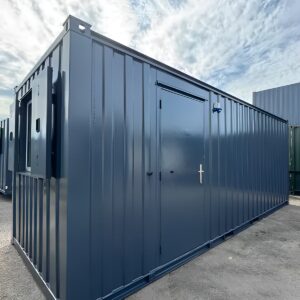 21ft x 8ft Custom Cabin Office / Canteen | Picture Windows | Portable Building - M-W Containers