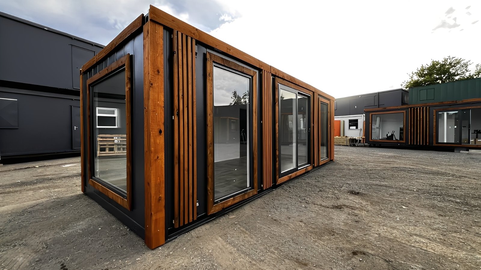 24ft x 10ft Site Office / Marketing Suite – Portable Office, Sales Cabin & Showroom - Colli Trans Containers