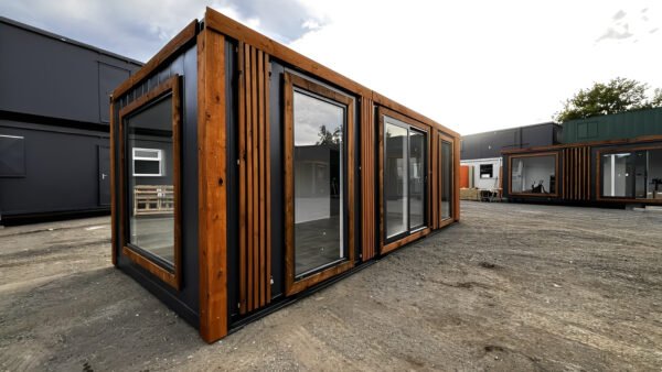 24ft x 10ft Site Office / Marketing Suite – Portable Office, Sales Cabin & Showroom - Colli Trans Containers