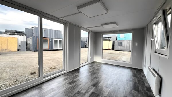 24ft x 10ft Site Office / Marketing Suite – Portable Office, Sales Cabin & Showroom - Colli Trans Containers