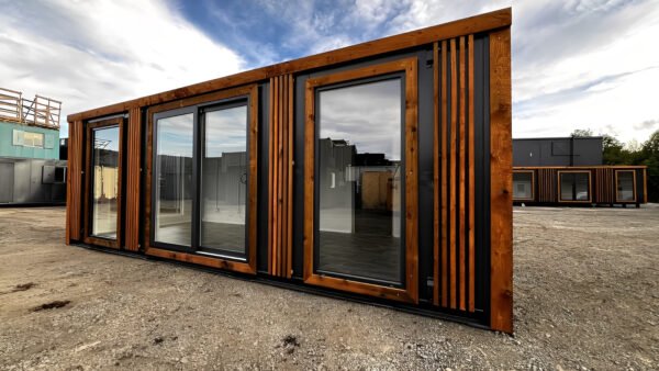 24ft x 10ft Site Office / Marketing Suite – Portable Office, Sales Cabin & Showroom - Colli Trans Containers