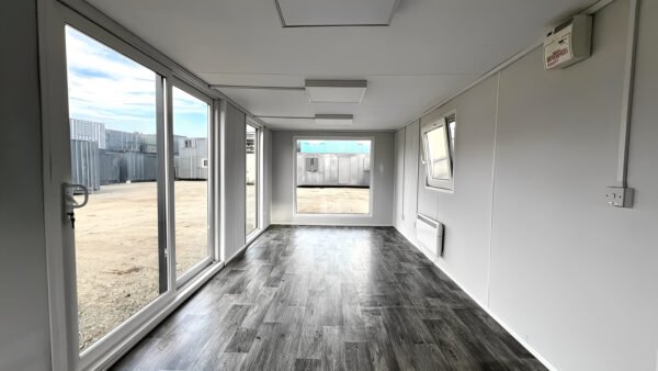 24ft x 10ft Site Office / Marketing Suite – Portable Office, Sales Cabin & Showroom - Colli Trans Containers