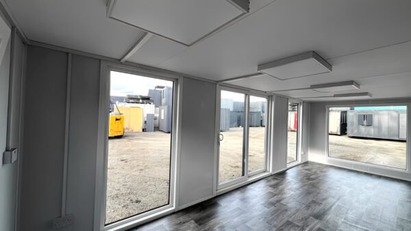 24ft x 10ft Site Office / Marketing Suite – Portable Office, Sales Cabin & Showroom - Colli Trans Containers