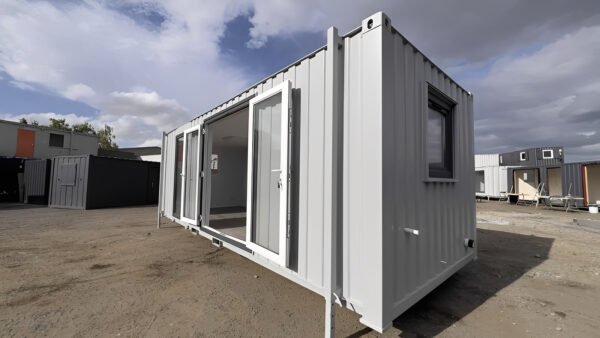 24ft x 9ft Site Office with Toilet – Sales Office / Marketing Suite / Portable Site Cabin - Colli Trans Containers