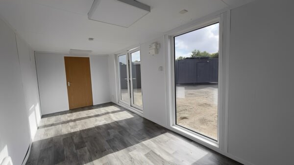 24ft x 9ft Site Office with Toilet – Sales Office / Marketing Suite / Portable Site Cabin - Colli Trans Containers