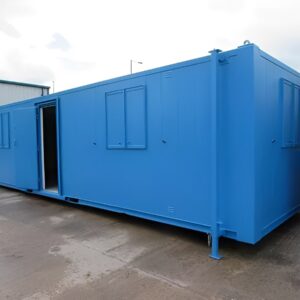 32ft x 10ft Anti Vandal Open Plan Portable Cabin - Colli Trans Containers