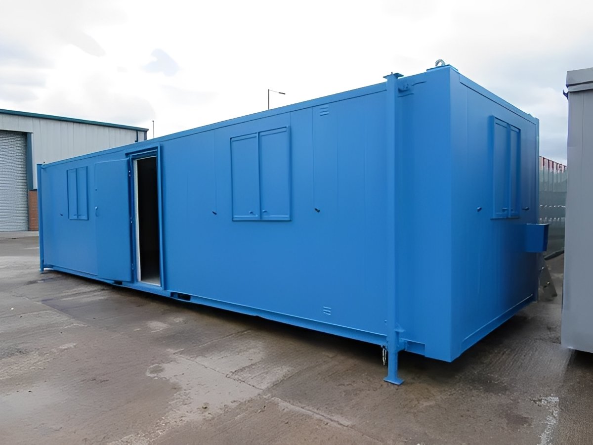 32ft x 10ft Anti Vandal Open Plan Portable Cabin - Colli Trans Containers