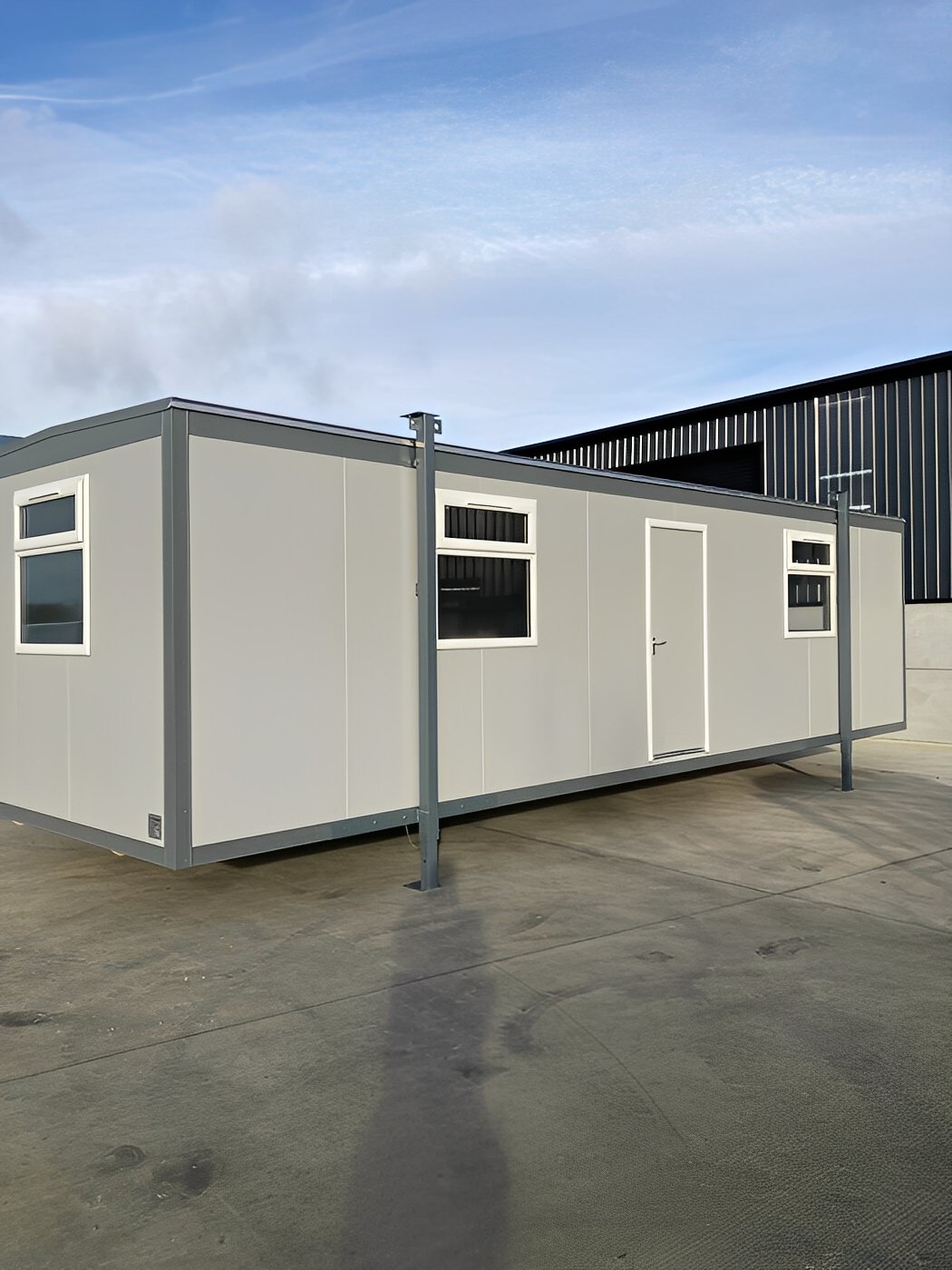 32Ft x 10Ft Jackleg Plastisol Office Cabin - Colli Trans Containers