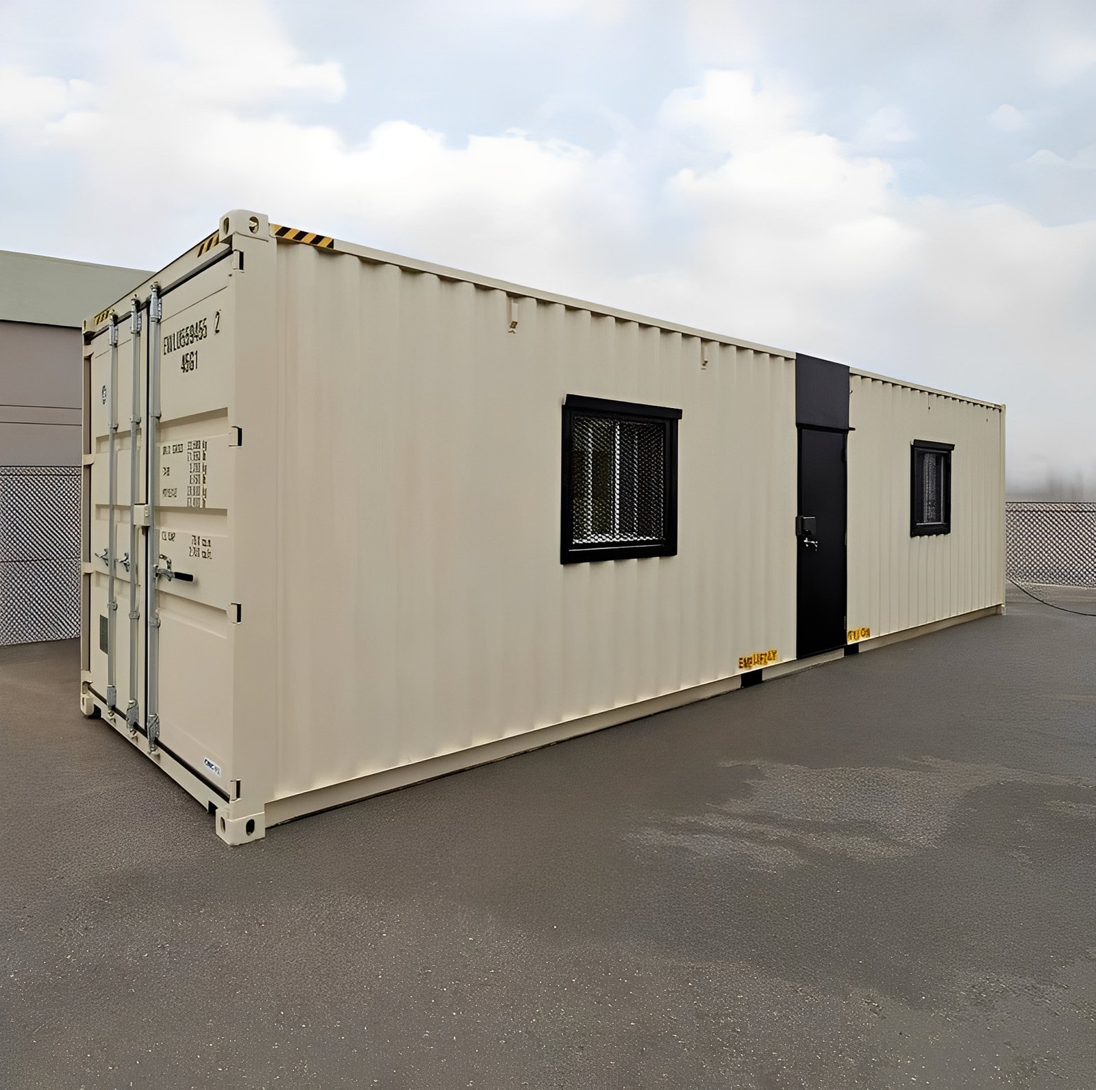 35ft Open Plan Cabin Office Container - Colli Trans Containers