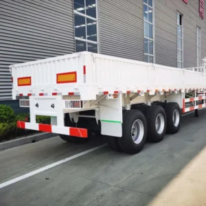 50 Ton Fence Cargo Transport Semi Trailer - OneStop Container Store