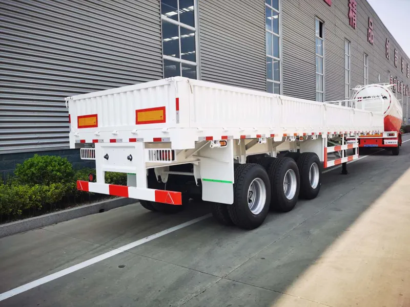 50 Ton Fence Cargo Transport Semi Trailer - OneStop Container Store