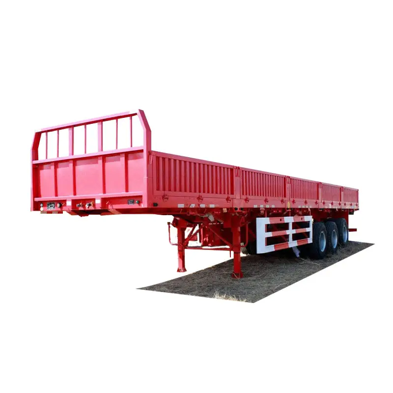 Buy 50 ton fence cargo transport semi trailer