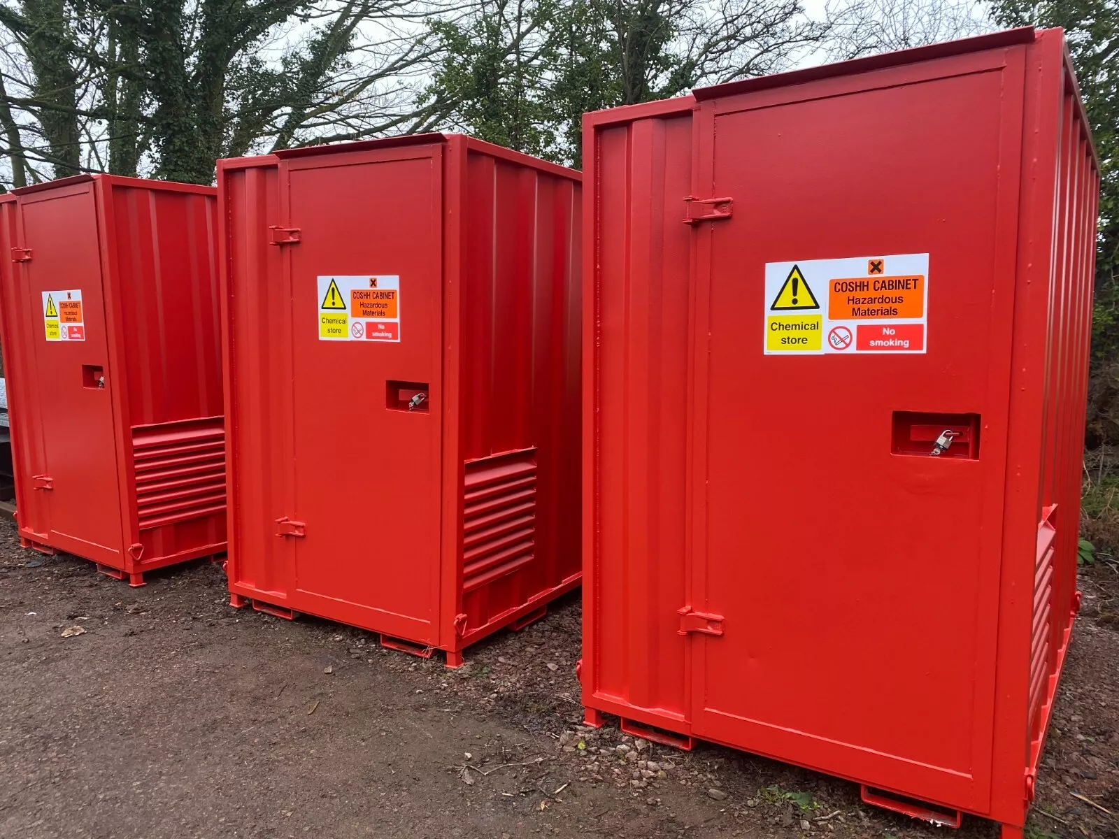 Walk-In Steel Chem Store / Hazardous Material Store