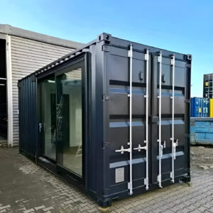 Black 20ft Container Home Office