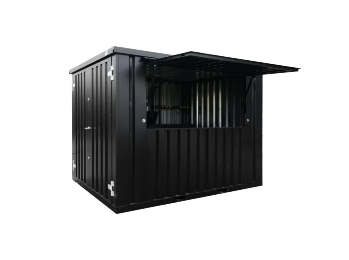 Portable 10 Foot Flat Pack Container 3Γ2 XL β Customizable for Any Business - OneStop Container Store