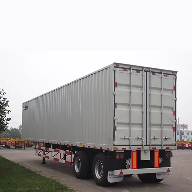 Three-Axle Cargo Box Semi Trailer - OneStop Container Store