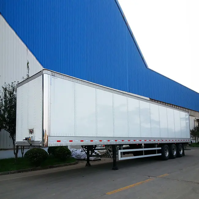 Three-Axle Cargo Box Semi Trailer - OneStop Container Store